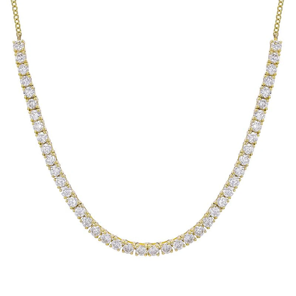 Half Tennis Necklace with 1.59ct Diamonds