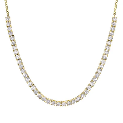 Half Tennis Necklace with 1.59ct Diamonds