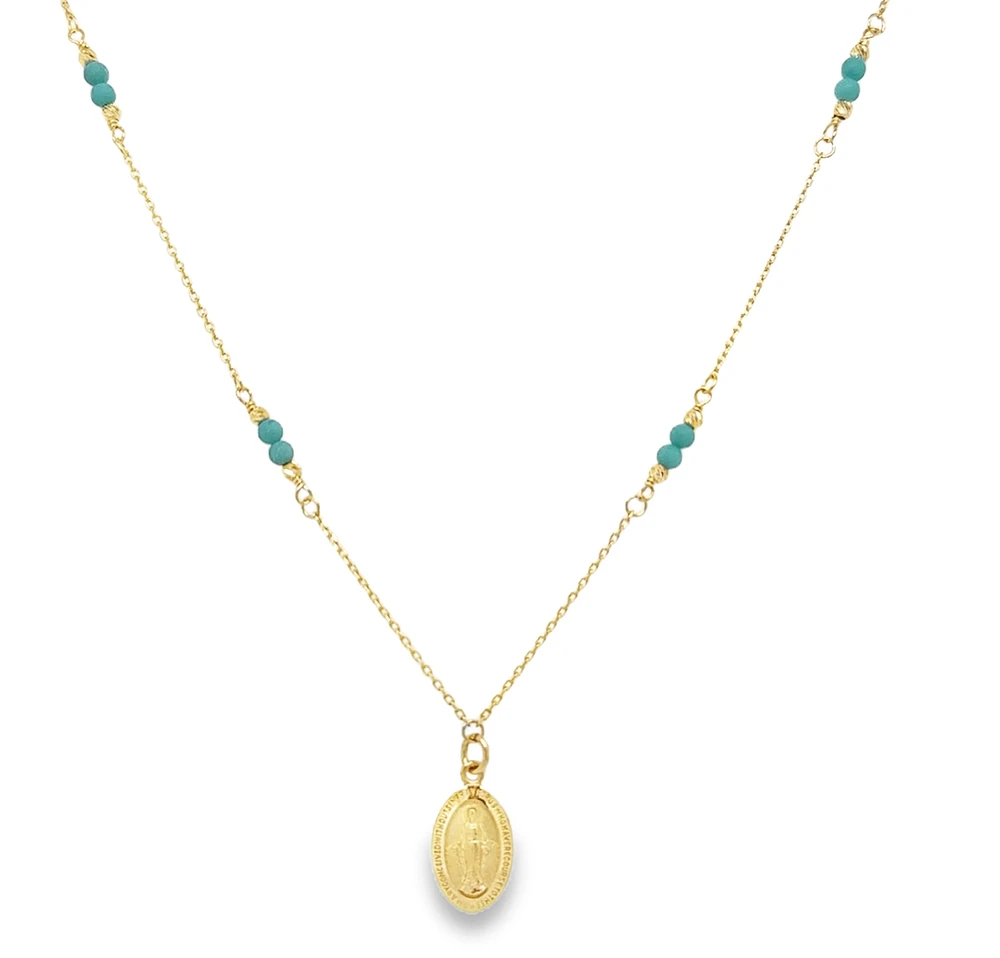 Oval Milagrosa Turquoise Necklace