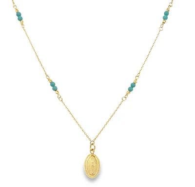 Oval Milagrosa Turquoise Necklace
