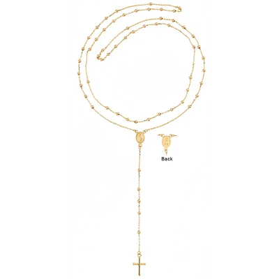 Thin Rosary Necklace 36''
