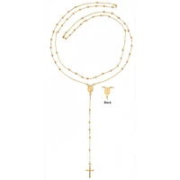 Thin Rosary Necklace 36''