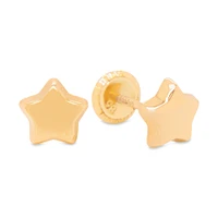 Polished Star 6MM Stud Earrings