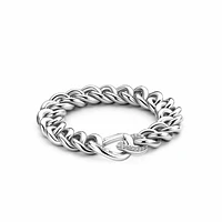 Forever Linked Chunky Silver Bracelet