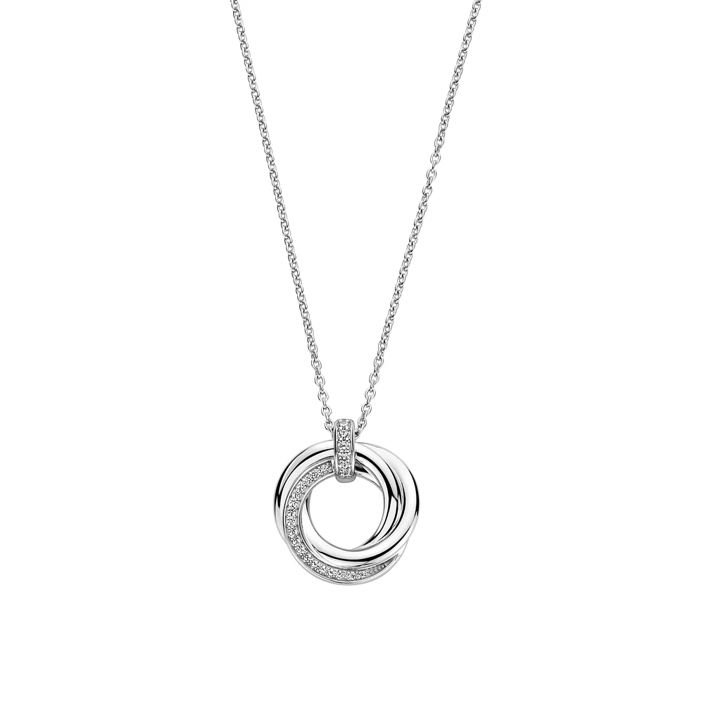 Trinity Pave Necklace
