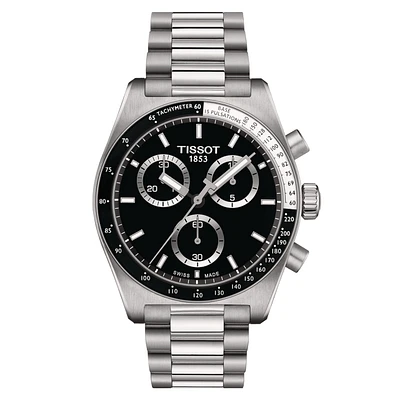 PR516 Black/Steel Chronograph 40MM Watch