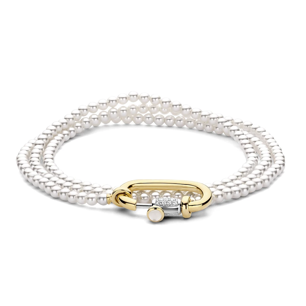 Pearl Multi way Wrap Bracelet
