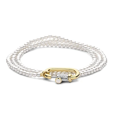 Pearl Multi way Wrap Bracelet