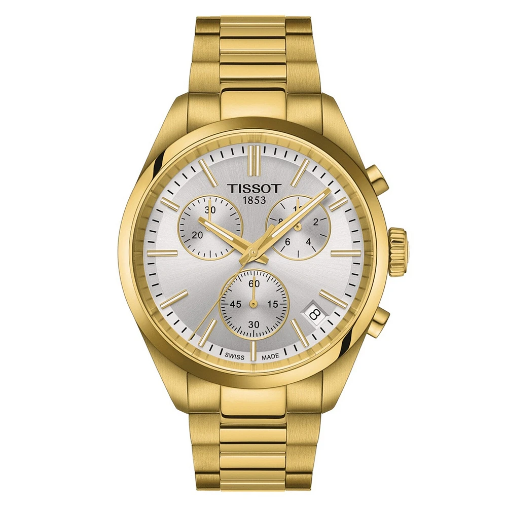 PR 100 Chronograph Golden 40MM Watch