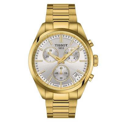 PR 100 Chronograph Golden 40MM Watch