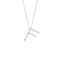 Diamond 11MM Initial Necklace