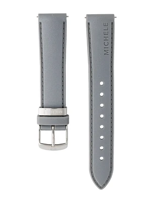 18MM Grey Silicone Strap