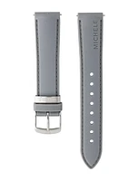 18MM Grey Silicone Strap