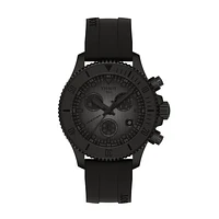 Seastar 1000 38MM Black PVD and Rubber Watch