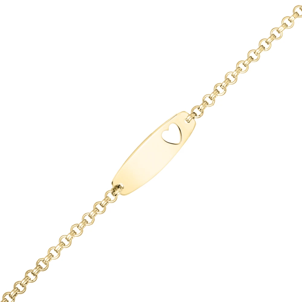 Valentino Heart Cut Out Kids Bracelet