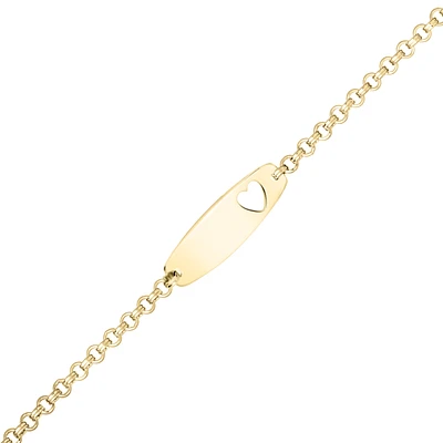 Valentino Heart Cut Out Kids Bracelet
