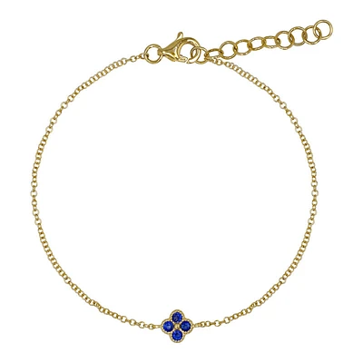 Clover Sapphires Bracelet