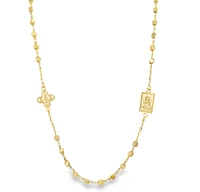 Scapular and Four Way Cross Beaded Necklace