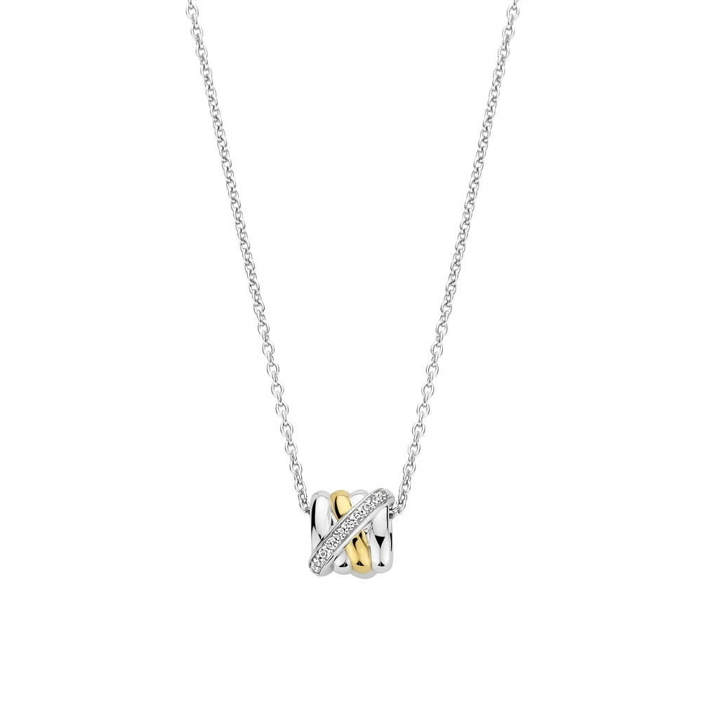 Entwined Two Tone Necklace