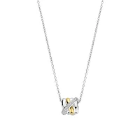 Entwined Two Tone Necklace