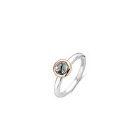 Rose/Grey Domed Ring
