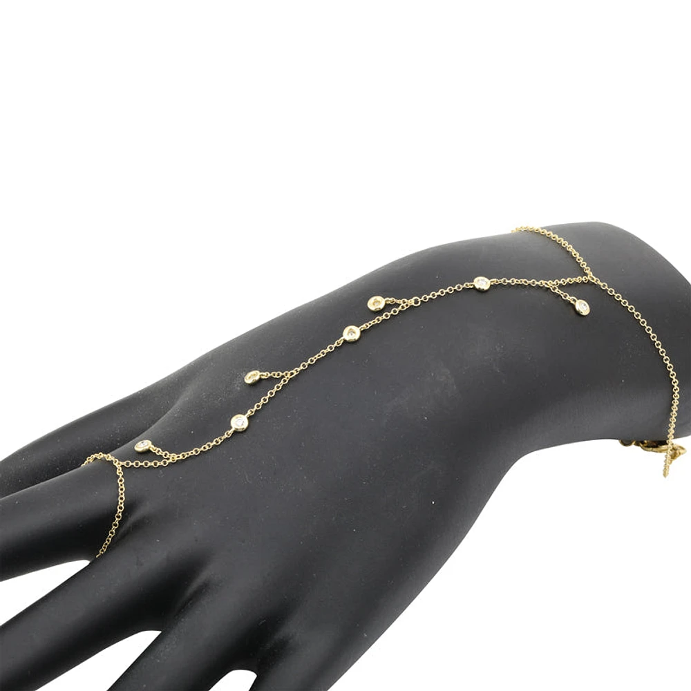 Dancing Diamonds Hand Chain