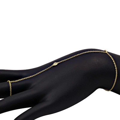 Single Diamond Hand Chain