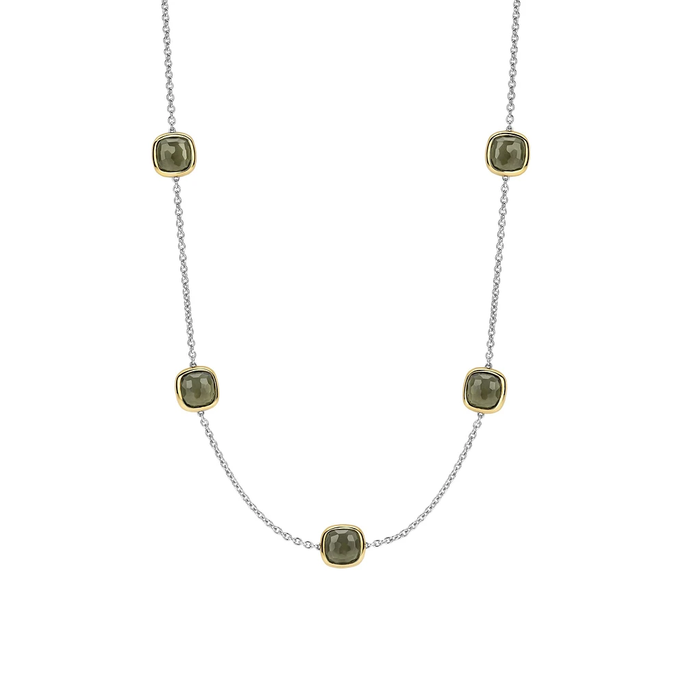 Cushion Khaki Necklace