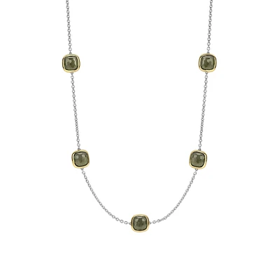 Cushion Khaki Necklace