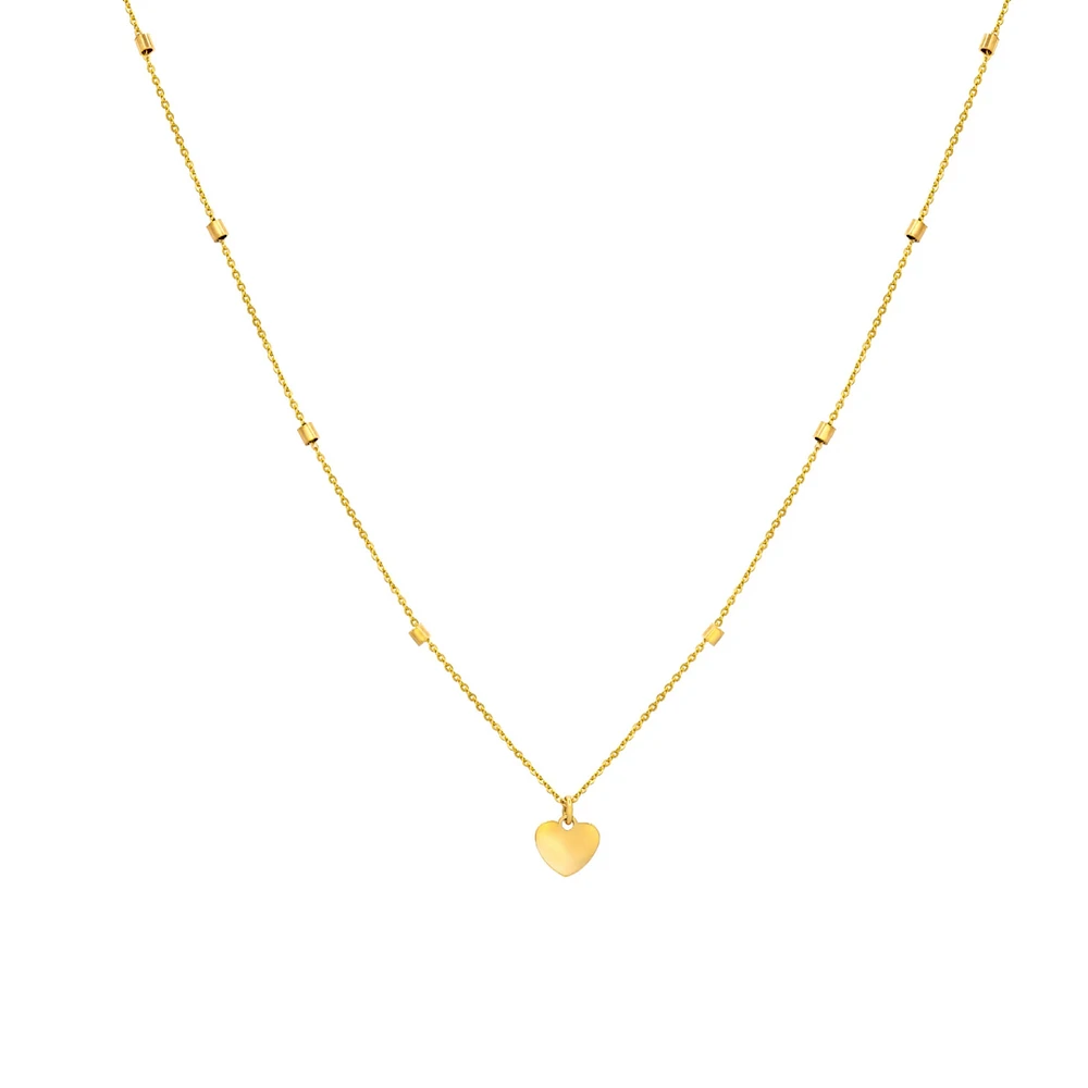 Mini Gold Heart Necklace