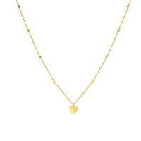 Mini Gold Heart Necklace