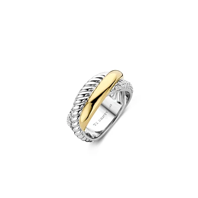 Triple Wrap Two Tone Ring
