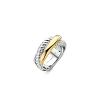 Triple Wrap Two Tone Ring