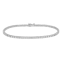 1.07CT Round Cut Diamonds Tennis Bracelet