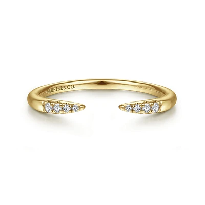 Open Tipped Diamond Ring