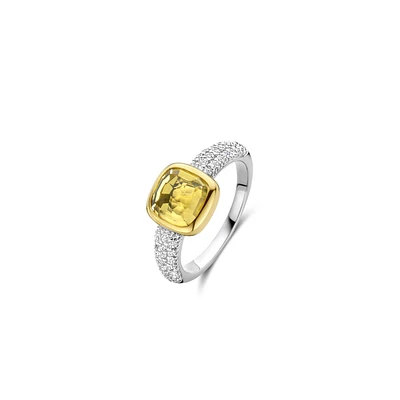 Cushion Yellow Ring
