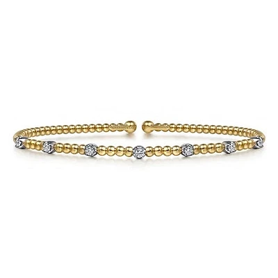 Dotted Diamonds Bangle Bracelet