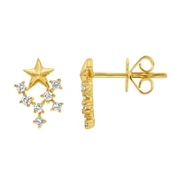 Diamond Star Constellation Earrings