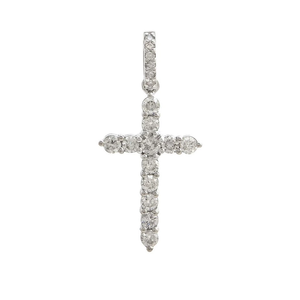 Cross Pendant with .50ct Diamonds