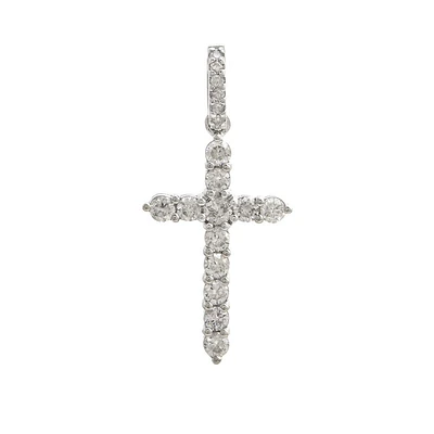 Cross Pendant with .50ct Diamonds