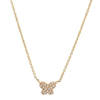 Petit Butterfly Diamond Necklace