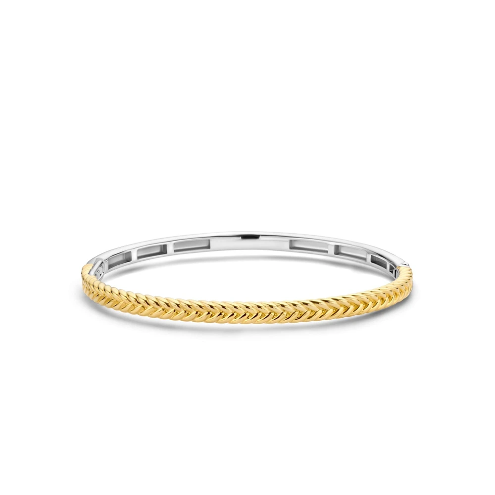 Braid Golden Bangle Bracelet