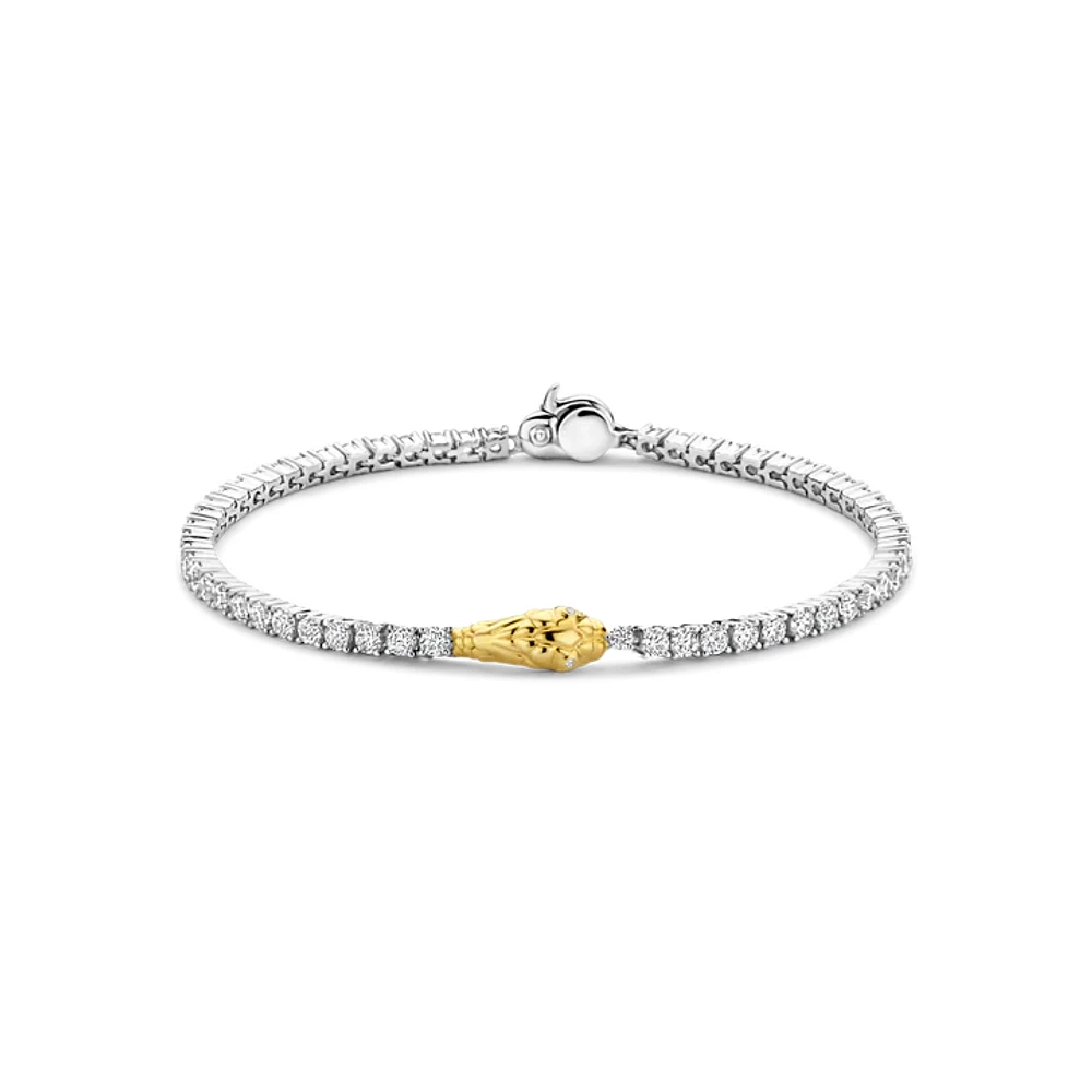 Snake Shine Tennis Bracelet