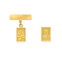 Scapular Baby Pin 14K