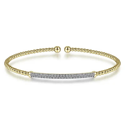 Diamond Bar Bangle Bracelet