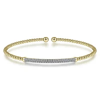 Diamond Bar Bangle Bracelet