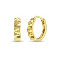 13MM Zig Zag Huggie Earrings