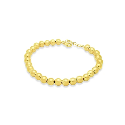 Chunky Golden Ball Bracelet