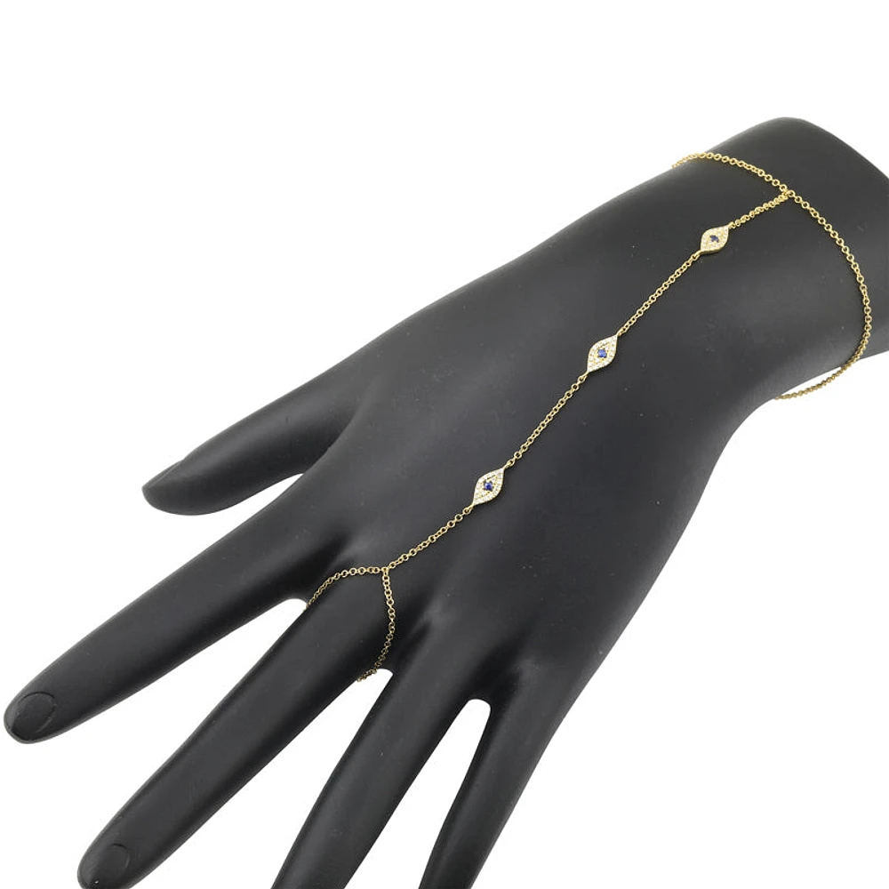 Evil Eyes Hand Chain