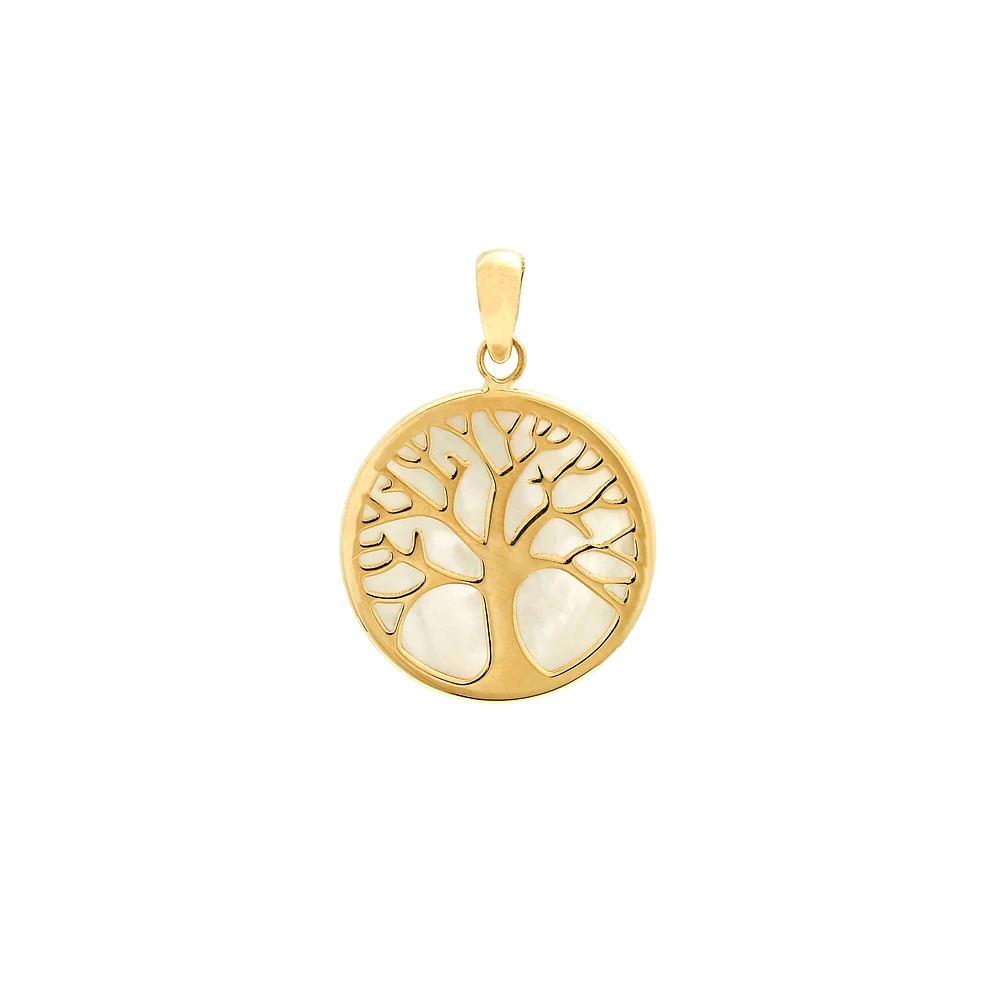 Tree of Life Mother Pearl 9MM Pendant